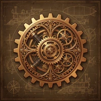 新澳门蒸汽朋克齿轮标志