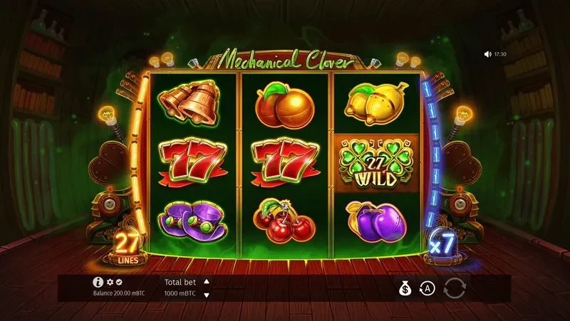 新澳门Microgaming蒸汽朋克风格老虎机界面